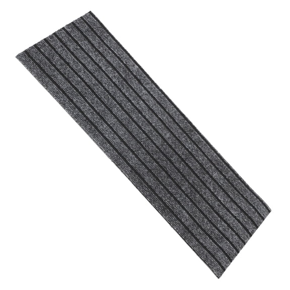 HEATSHAKING Grey Polyester Stair Treads for Indoor Use Non-Slip Padded Comfortable Step