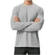 thumbnail image 4 of pstuiky camisas de manga larga para hombre, Protector solar de color sólido para hombre, transpirable, de manga larga. salir tops l, 4 of 9
