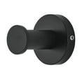 thumbnail image 3 of Avallon Stainless Steel Bathroom Robe Hook in Matte Black, 3 of 4