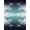Blue Teal White, Pattern 3, variant on ODIKA Sky Celestial Cloud With Constellation Star Map Border Starry Flowing Dynamic for Playroom, Bedroom, Reading Nook, Pet Friendly & Kids Safe Play