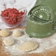 thumbnail image 4 of Juego premium para hacer dumplings 2 en 1: ideal para dumplings caseros, (verde), 4 of 4