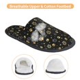 thumbnail image 3 of Fotbe Gold Dog Paw Pattern Women's Fuzzy Slippers Plush Slippers Fluffy Winter House Shoes Indoor and Outdoor-Large, 3 of 8