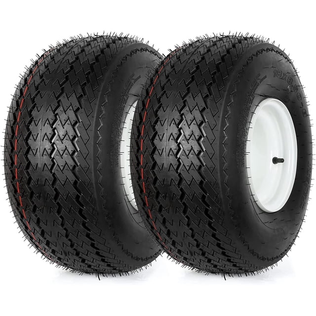 Eyoloty 18x8.508 Lawn Mower Tires with Rim, 18x8.58 Tractor Turf Tire