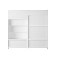 thumbnail image 6 of Miniyam Kids Bookshelf and Toy Storage Organizer, Children’s Bookcase with Front-Facing Book Display Shelves and Open Storage Compartments, White, 6 of 7