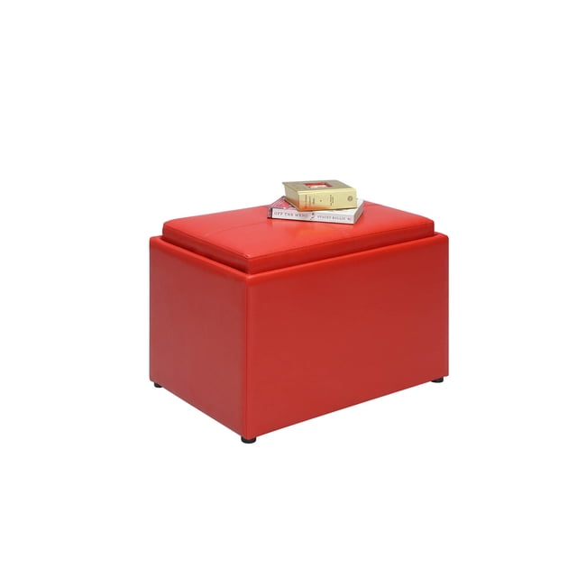 Ergode Designs4Comfort Accent Storage Ottoman con bandeja reversible Ergode R8-162-VV