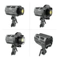 thumbnail image 2 of CL100XM Studio COB Photography Light 110W LED Video Light 5600K CRI97+ Dimmable 7 Lighting Effects APP Control with Bowens Mount Reflector Carrying Bag for Vlog Live Streaming Portrait Prod, 2 of 7