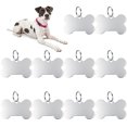 thumbnail image 2 of 10PCS 1.5in Bone Shaped Dog Tag Creative Cat Personalized Tag Cat Tag with Ring, 2 of 10