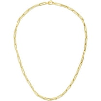 Floreo 10k Yellow Gold 4mm Lite Paperclip Link Chain Necklace