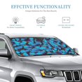 thumbnail image 3 of Fuzoiu Blue Butterflies Print Car Windshield Sunshade,Foldable Reflective Sun Visor,Windshield Sun Shade,UV Rays Sun Visor Shade,Auto Front Sun Shield Shade-Medium, 3 of 8
