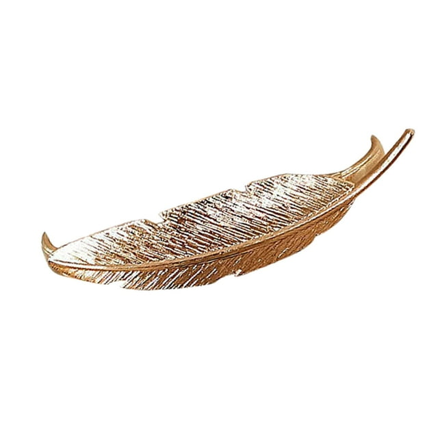 Abrazadera de cortina creativa de estilo europeo, moderna y decorativa de aleación para ventana. pluma dorada