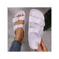 thumbnail image 3 of Waterproof Adjustable Slingback Slide Sandals Comfortable Flat Design for Beach & Fashion Women's Shoes, 3 of 10