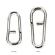 thumbnail image 4 of 50 piezas de acero con cabeza doblada, anillos divididos ovalados, señuelos giratorios, aparejos de pesca a presión (S) Tmvgtek pescar, 4 of 7