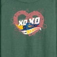 thumbnail image 3 of Hot Wheels - XOXO Heart - Ladies French Terry Long Sleeve Shirt, 3 of 5