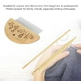thumbnail image 3 of Weaving Loom Comb With Professional Wooden Comb, Big Eye Needle, And Crochet Hook - Easy To Use, 3 of 8