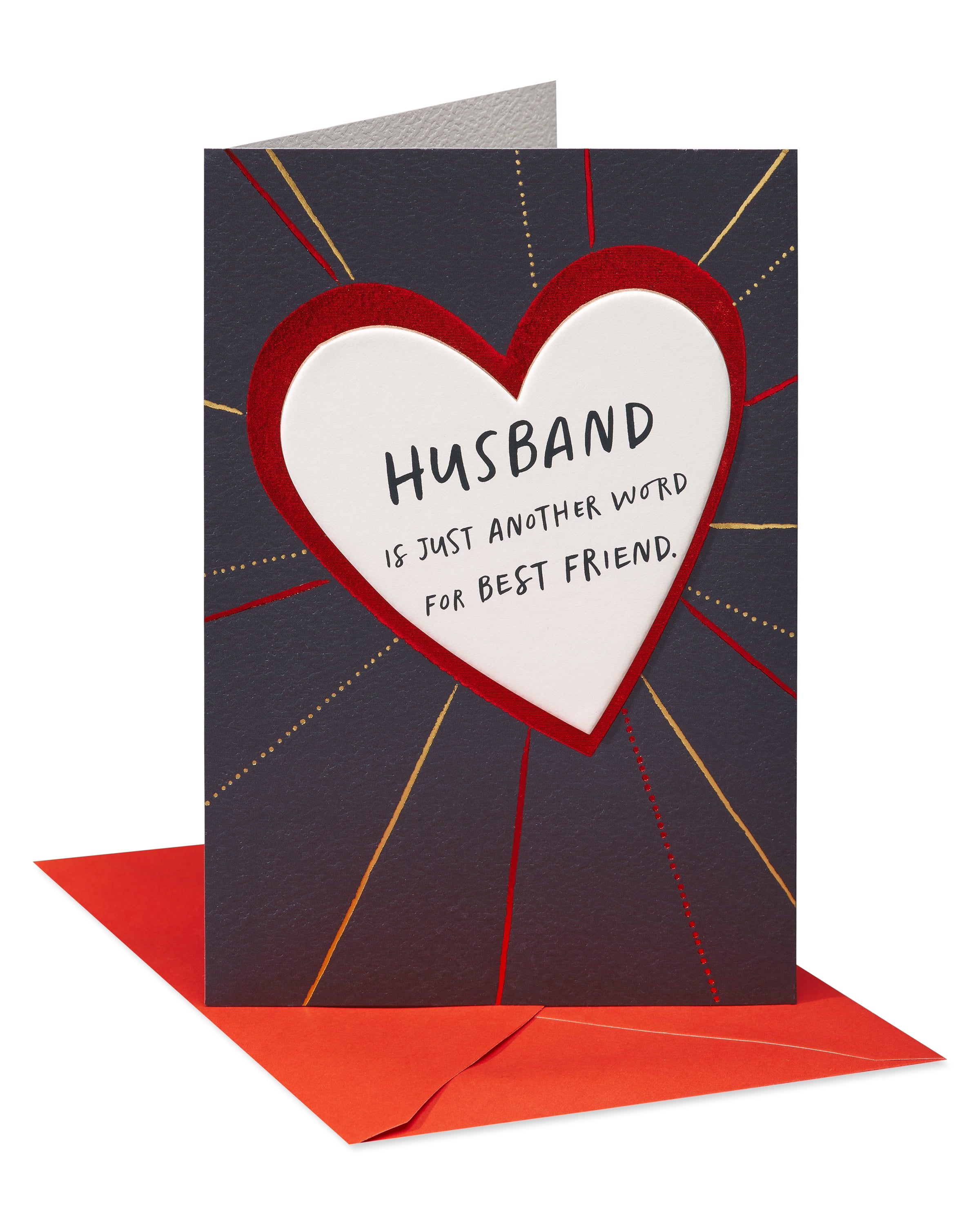 American Greetings Valentine's Day Card (Heart with Lettering)