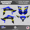 Blue, variant on Kalair GFX Graphics Kit for Yamaha ATV YFZ 450 (2009-2013) Warrior Series