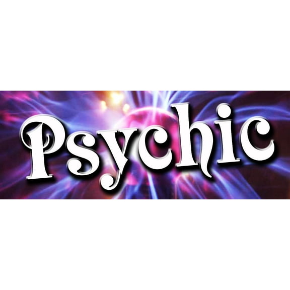 12" PSYCHIC DECAL sticker palm reader  readings