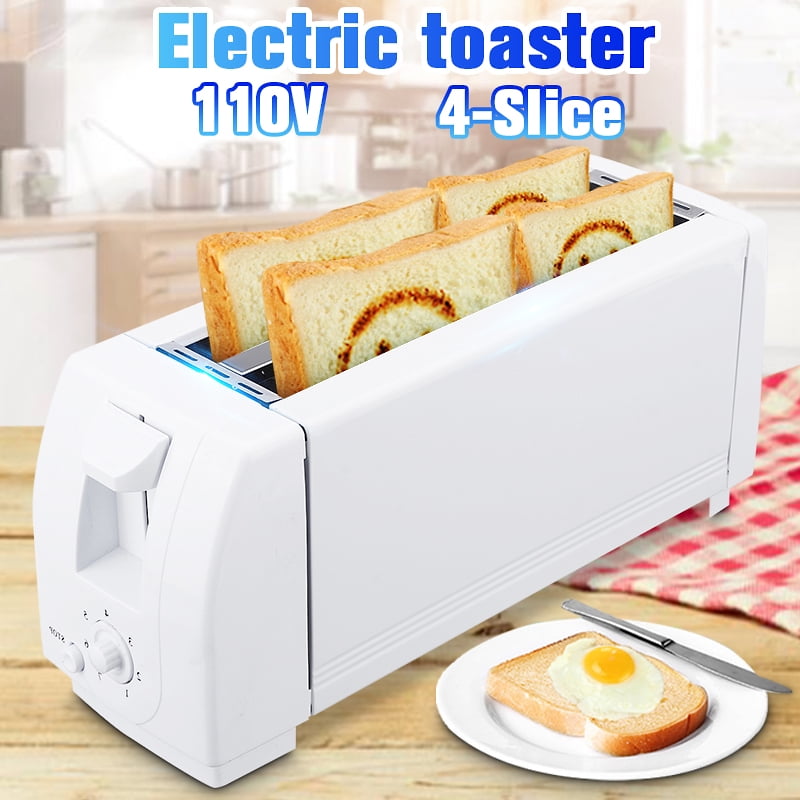 110V 2/4 Slices Electric Automatic Toaster Household Toast Machine