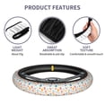 thumbnail image 6 of Elastic Steering Wheel Cover, Fast Food K Stretch Thickening Car Steering Wheel Cover Women Men, Steering Wheel Protector Universal 15 in, 6 of 7