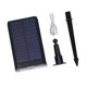thumbnail image 2 of Lámpara de iluminación brillante de cobertura amplia impermeable IP65 con detección de movimiento de luz solar para exteriores, 2 of 8