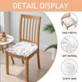 thumbnail image 2 of Pioneer Flower and Butterfly Seat Covers for Dining Room Chairs Set Of 4,Stretch Printed Washable Chair Seat Cover with Elastic Ties and Button,Removable Waterproof Couch Cushion Covers, 2 of 6