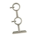 thumbnail image 2 of GUOOL Support de Tringle à Rideau Double Fixation Murale pour Salle de Bain Salon Maison Argent, 2 of 9
