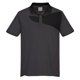 thumbnail image 1 of Portwest - Polo de Algodón Activo para Hombre (Gris Zoom, Negro), 1 of 2