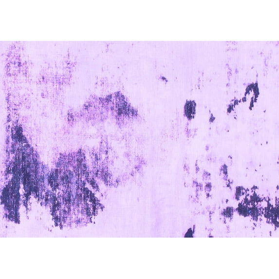 Ahgly Company Indoor Rectangle Abstract Purple Modern Area Rugs, 2' x 4'