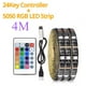 thumbnail image 1 of cinta led rgb 5050 rollo 20/10/15/5 metros tira de luces fuente 5v control remoto-1, 1 of 4