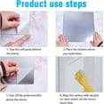 thumbnail image 4 of Full Body Mirror Tiles, 11.8'' x 11.8'' Acrylic Mirrors for Wall, 4 PCS Wall Mirror Full Length, Peel and Stick Mirrors for Wall, Gym Mirrors for Home Gym, Bedroom, Living Room, 4 of 5