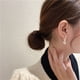 thumbnail image 3 of Pendientes de Corazones onlyliua en Circonita Brillante, 3 of 7