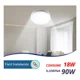 thumbnail image 5 of Pack 10 Piezas Lampara De Sobreponer Led Luz Blanca 18w Luminaria Plafón, 5 of 9