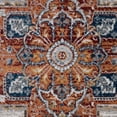 thumbnail image 3 of Luxee Designs Alexandria Collection 3x10 Runner Rug, Medallion Rugs for Laundry Room, Entryway, Bathroom, Kitchen, Pet Friendly, Low Pile, High Traffic Area, Stain Resistance - Gray/Red, 3 of 10
