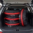 thumbnail image 3 of 13-23In Car Spare Tyre Tire Protection Cover Carry Tote Handle Storage Bags, 3 of 6
