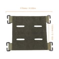 thumbnail image 4 of Mini Tablero Parche Panel Parche Molle Panel Parche Molle (verde Cuadrado), 4 of 6