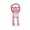 Pink, variant on XINGXIANG Durable Monkey Dog Toy, Plush Squeaky Stuffed Dog Toy with Rope, Interactive Chew Toy for Teething Puppies and Small, Medium & Large Dogs(Brown)