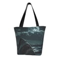 thumbnail image 1 of Disketp Moonlit Night Sky Shark Bolsa de Hombro Casual para Mujer, Bolso Cruzado para Compras, Viajes y Uso Diario, 1 of 6