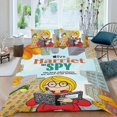 thumbnail image 2 of Harriet la Espía Conjunto de sábanas temático, trío de piezas, cómodo y amigable con la piel, diseño único, regalo de decoración para el hogar para familiares, amigos y fans,135cm *200cm, 2 of 6