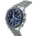 thumbnail image 4 of Casio Edifice Analog Digital Mobile Link Blue Dial Tough Solar ECB-950DB-2A 100M Men's Watch, 4 of 6