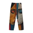 thumbnail image 3 of Lsque Abstract Colorful Duality Print Men's Pajama Pants, Lounge Pant - Comfortable Home Wear,Elastic Waistband, Stylish Design-Small, 3 of 9