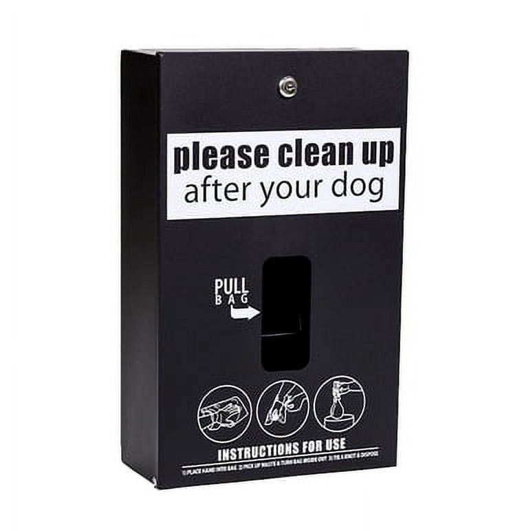 Standard Starter Dog Waste Station / ONEpul® Header Bag System (Matte Black)