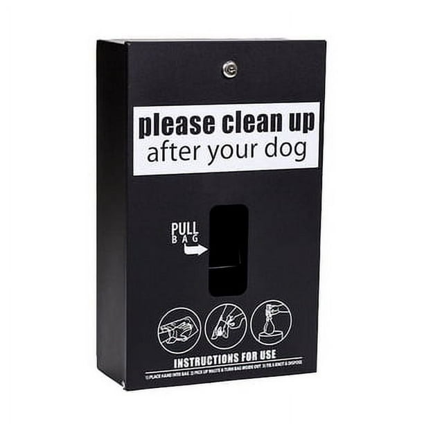 Standard Starter Dog Waste Station ONEpul Header Bag System Matte Black