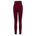 thumbnail image 2 of UTTOASFAY Woman Pants Clearance Fashion Womens Yoga Pants Leggings Fitness Running Gym Pants Ladies Sports Active Pants Wine 10(XL), 2 of 5