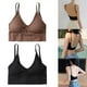 thumbnail image 1 of 2 piezas mujeres deportivo Hugo Bralette acolchado con tirantes finos sin alambre Crop Top Chaleco, 1 of 10