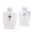 thumbnail image 1 of Holy Water Bottles Plastic Container Empty Containers With Gold Cross For Catholic Christian Halloween Baptism Party Church, 1 of 3