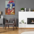 thumbnail image 5 of Epic Art 'Woman in Red' by Holly Wojhan, Acrylic Glass Wall Art, 24"x36", 5 of 8