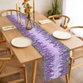 thumbnail image 3 of Table Runner 36 Inches Long for Kitchen Dining, Purple Lavender Dresser Scarf Farmhouse, Dining Table Decorations for Wedding/Parties, Spring Watercolor Wildflowers Plant Plaid 13 x 36 In, 3 of 8
