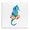 Summer Seahorse Float, variant on Stupell Industries Blue Seahorse in Hat Novelty Painting Gallery Wrapped Canvas Art Print Wall Art, 17 x 17
