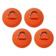 thumbnail image 2 of 4x Anillos en D Hebillas de Cable de Conexión Piezas de Kayak de Acero Inoxidable Sin Pegamento Incluye Hebilla Fija Almohadilla de Anillo en D para B Naranja shamjiam Parche de anillos en D, 2 of 8