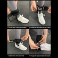 thumbnail image 6 of Necvior Fitness Thigh Straps Padded D-Rings Ankle Strap Leg Cuffs for Gym Men & Women, 6 of 11